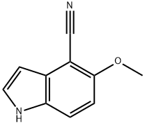 1H-Indole-4-carbonitrile, 5-Methoxy- Structure