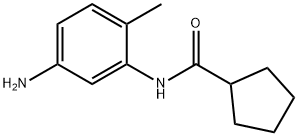 N-(5-amino-2-methylphenyl)cyclopentanecarboxamide Structure