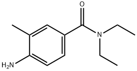 4-아미노-N,N-디에틸-3-메틸벤즈아미드 구조식 이미지