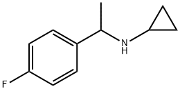 N-(1-(4-플루오로페닐)에틸)시클로프로판아민 구조식 이미지