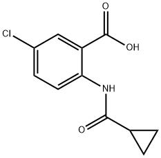 5-chloro-2-cyclopropaneaMidobenzoic acid Structure