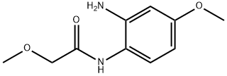 N-(2-아미노-4-메톡시페닐)-2-메톡시아세트아미드 구조식 이미지