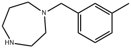 1-(3-Methylbenzyl)hoMopiperazine, 95% 구조식 이미지