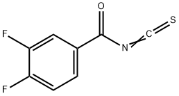 3,4-difluorobenzoyl isothiocyanate Structure