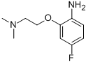 벤젠아민,2-[2-(디메틸아미노)에톡시]-4-FLUORO 구조식 이미지
