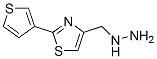 1-((2-(thiophen-3-yl)thiazol-4-yl)methyl)hydrazine Structure