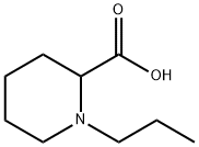 N-Propyl-2-piperidine carboxylic acid Structure