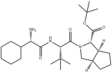 926276-18-8 (1S,3aR,6aS)-2-[(2S)-2-[[(2S)-2-Amino-2-cyclohexylacetyl]amino]-3,3-dimethyl-1-oxobutyl]octahydrocyclopenta[c]pyrrole-1-carboxylic acid tert-butyl ester