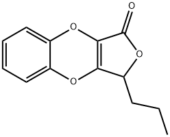 Furo[3,4-b][1,4]benzodioxin-1(3H)-one,  3-propyl- Structure