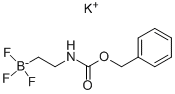 Potassium benzyl N-[2-(trifluoroboranuidyl)ethyl]carbamate Structure