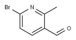 6-Bromo-2-methylpyridine-3-carboxaldehyde Structure