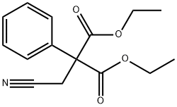 디에틸2-(시아노메틸)-2-페닐말로네이트 구조식 이미지