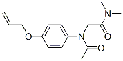 2-[acetyl-(4-prop-2-enoxyphenyl)amino]-N,N-dimethyl-acetamide Structure