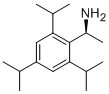 벤젠메탄아민,a-메틸-2,4,6-트리스(1-메틸에틸)-,(aS)- 구조식 이미지