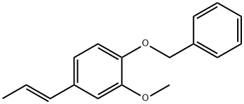 1-BENZYLOXY-2-METHOXY-4-(1-PROPENYL)BENZENE 구조식 이미지