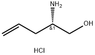 (S)-2-AMINOPENT-4-EN-1-OL HYDROCHLORIDE Structure
