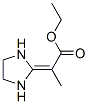 Propanoic  acid,  2-(2-imidazolidinylidene)-,  ethyl  ester Structure