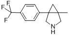 1-methyl-5-[4-(trifluoromethyl)phenyl]-3-azabicyclo[3.1.0]hexane Structure