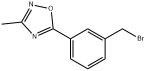 3-(3-Methyl-1,2,4-oxadiazol-5-yl)benzyl bromide Structure