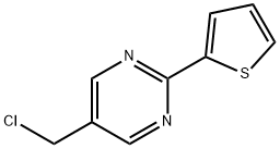 5-(Chloromethyl)-2-thien-2-ylpyrimidine Structure