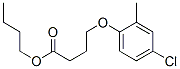 butyl 4-(4-chloro-2-methylphenoxy)butyrate Structure