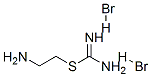 2-aminoethylsulfanylmethanimidamide dihydrobromide Structure