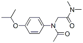 2-[acetyl-(4-propan-2-yloxyphenyl)amino]-N,N-dimethyl-acetamide Structure