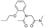 2-[acetyl-(2-propoxyphenyl)amino]-N,N-dimethyl-acetamide Structure