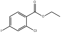 Ethyl 2-chloro-4-iodobenzoate 구조식 이미지