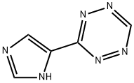 1,2,4,5-Tetrazine,  3-(1H-imidazol-5-yl)- Structure