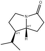 3H-Pyrrolizin-3-one,hexahydro-7-(1-methylethyl)-,cis-(9CI) 구조식 이미지