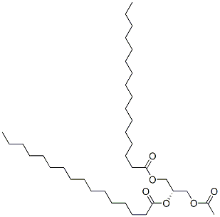 1,2-dipalmitoyl-3-acetyl-sn-glycerol Structure