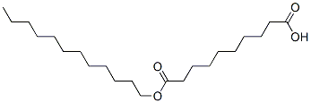 dodecyl hydrogen sebacate Structure