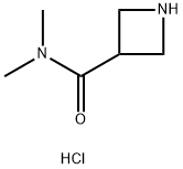 N,N-DIMETHYL-3-AZETIDINECARBOXAMIDE HYDROCHLORIDE Structure