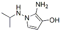 1H-Pyrrol-3-ol,  2-amino-1-[(1-methylethyl)amino]- 구조식 이미지
