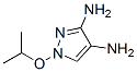 1H-Pyrazole-3,4-diamine,  1-(1-methylethoxy)- Structure