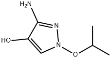 1H-Pyrazol-4-ol,  3-amino-1-(1-methylethoxy)- 구조식 이미지
