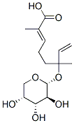 6알파-아라비노실옥시-2,6-디메틸-2,7-옥타디엔산 구조식 이미지