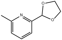2-(1,3-DIOXOLAN-2-YL)-6-METHYLPYRIDINE 구조식 이미지