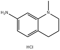 N-METHYL-1,2,3,4-TETRAHYDRO-7-QUINOLINAMINE HYDROCHLORIDE Structure