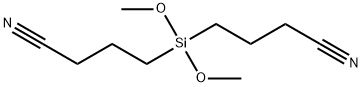 BIS(3-CYANOPROPYL)DIMETHOXYSILANE Structure