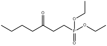 3-Oxoheptylphosphonic acid diethyl ester Structure