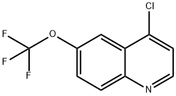 4-CHLORO-6-TRIFLUOROMETHOXYQUINOLINE Structure