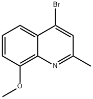 4-BROMO-8-METHOXY-2-METHYLQUINOLINE Structure