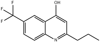 2-PROPYL-6-TRIFLUOROMETHYLQUINOLINE-4-OL Structure