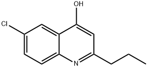6-CHLORO-2-PROPYLQUINOLINE-4-OL Structure