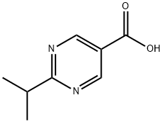 2-isopropylpyrimidine-5-carboxylic acid(SALTDATA: 0.08KCl) Structure
