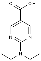 2-(Diethylamino)-5-pyrimidinecarboxylic acid Structure