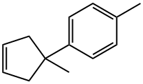 1-METHYL-4-(1-METHYLCYCLOPENT-3-ENYL)BENZENE Structure