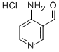 4-아미노-3-포르밀피리딘HCL 구조식 이미지
